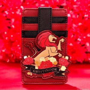 Loungefly Harry Potter Gryffindor Tattoo Card Holder Wallet NWT